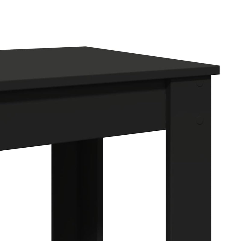 vidaXL fekete szerelt fa bárasztal 51 x 50 x 103,5 cm