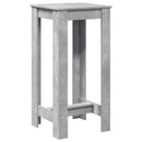 vidaXL betonszürke szerelt fa bárasztal 51 x 50 x 103,5 cm