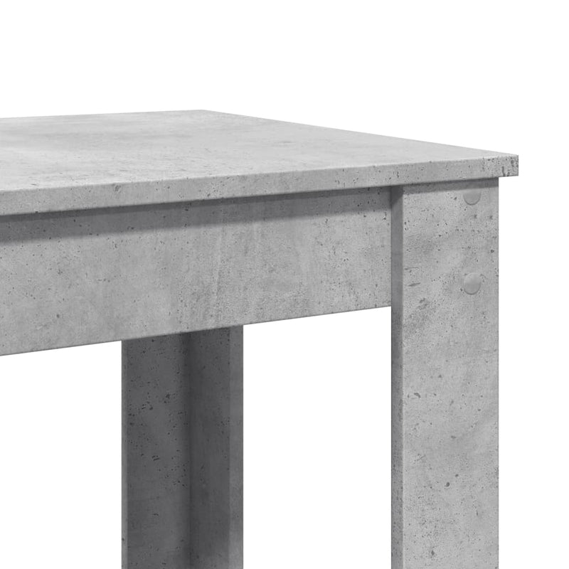 vidaXL betonszürke szerelt fa bárasztal 51 x 50 x 103,5 cm