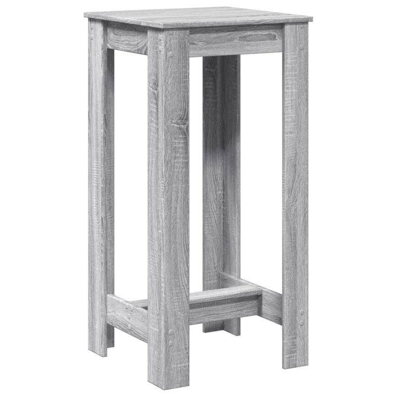 vidaXL szürke sonoma színű szerelt fa bárasztal 51 x 50 x 103,5 cm