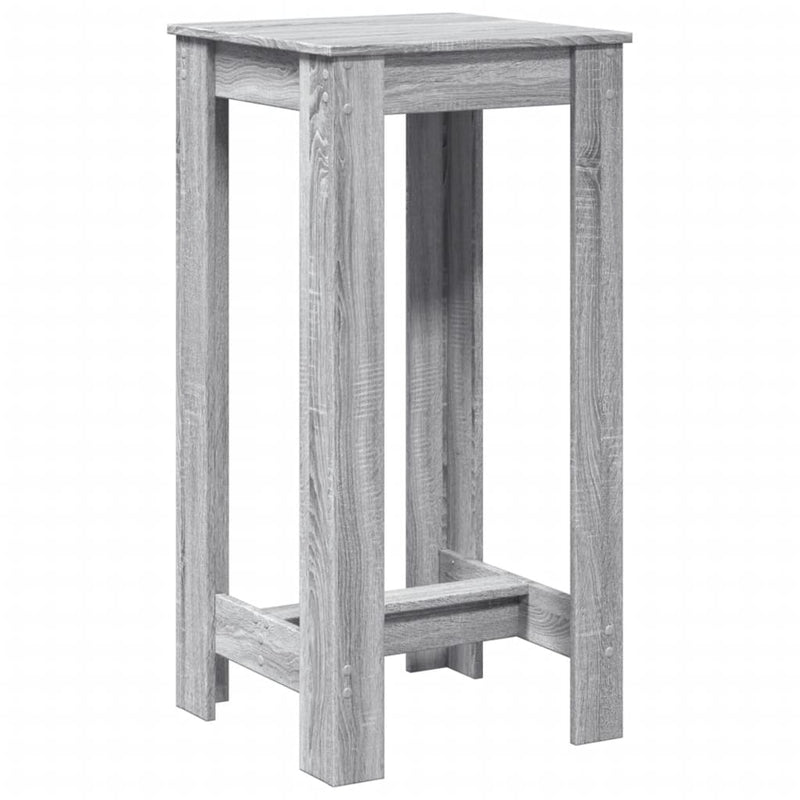 vidaXL szürke sonoma színű szerelt fa bárasztal 51 x 50 x 103,5 cm