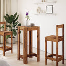 vidaXL antik fa színű szerelt fa bárasztal 51 x 50 x 103,5 cm