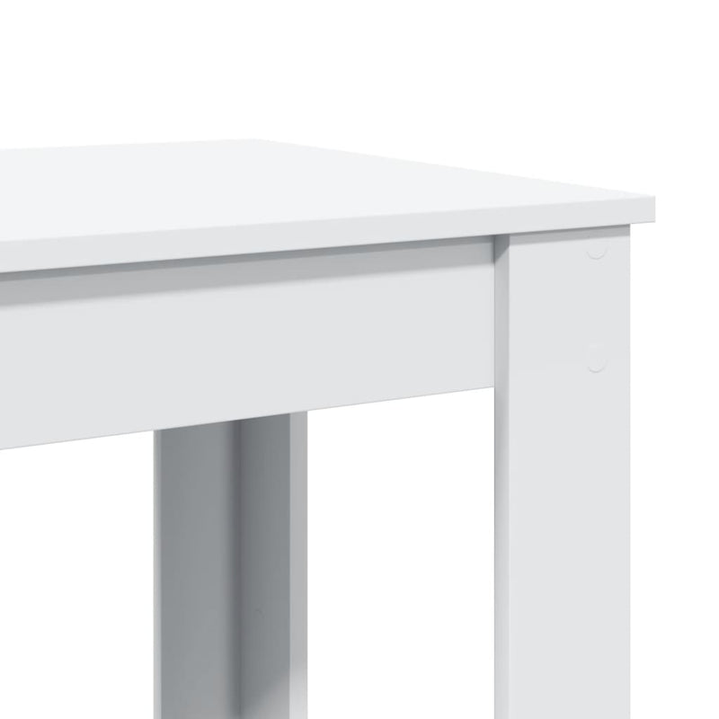 vidaXL fehér szerelt fa bárasztal 102 x 50 x 103,5 cm