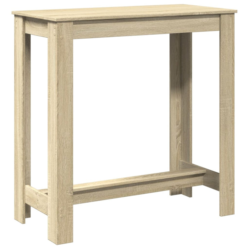 vidaXL sonoma tölgy színű szerelt fa bárasztal 102 x 50 x 103,5 cm