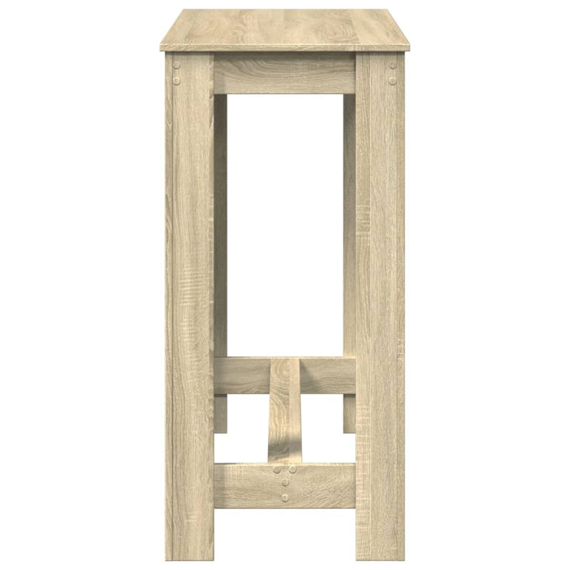 vidaXL sonoma tölgy színű szerelt fa bárasztal 102 x 50 x 103,5 cm
