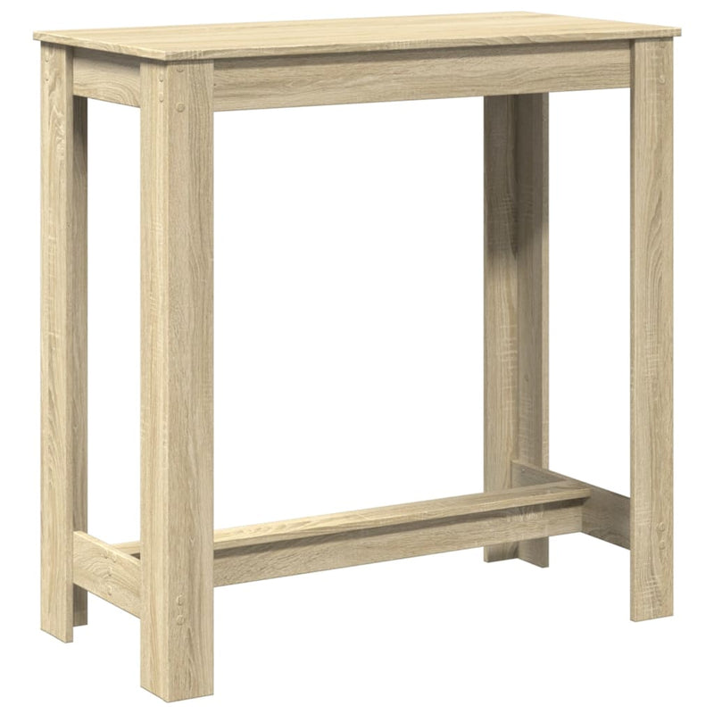 vidaXL sonoma tölgy színű szerelt fa bárasztal 102 x 50 x 103,5 cm