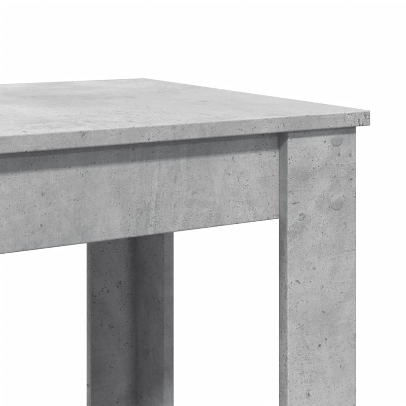 vidaXL betonszürke szerelt fa bárasztal 102 x 50 x 103,5 cm