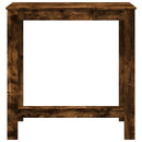 vidaXL füstös tölgy színű szerelt fa bárasztal 102 x 50 x 103,5 cm