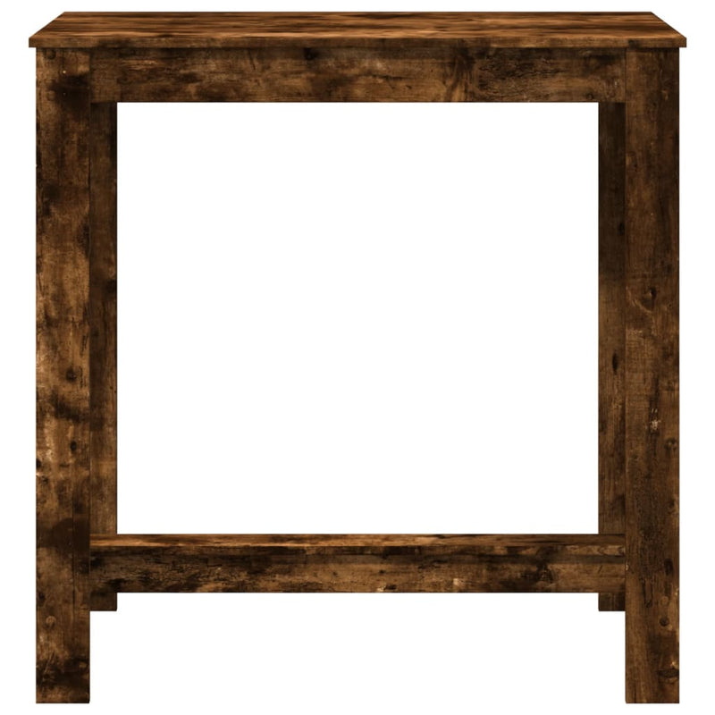 vidaXL füstös tölgy színű szerelt fa bárasztal 102 x 50 x 103,5 cm