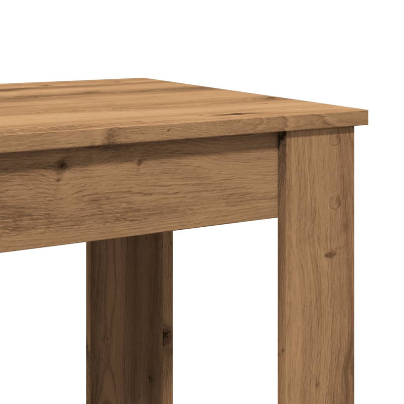 vidaXL kézműves tölgy színű szerelt fa bárasztal 102 x 50 x 103,5 cm