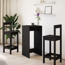 vidaXL fekete szerelt fa bárasztal 51 x 50 x 103,5 cm