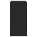 vidaXL fekete szerelt fa bárasztal 51 x 50 x 103,5 cm