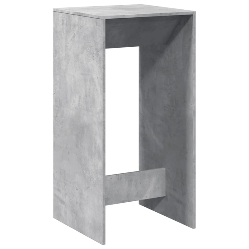 vidaXL betonszürke szerelt fa bárasztal 51 x 50 x 103,5 cm