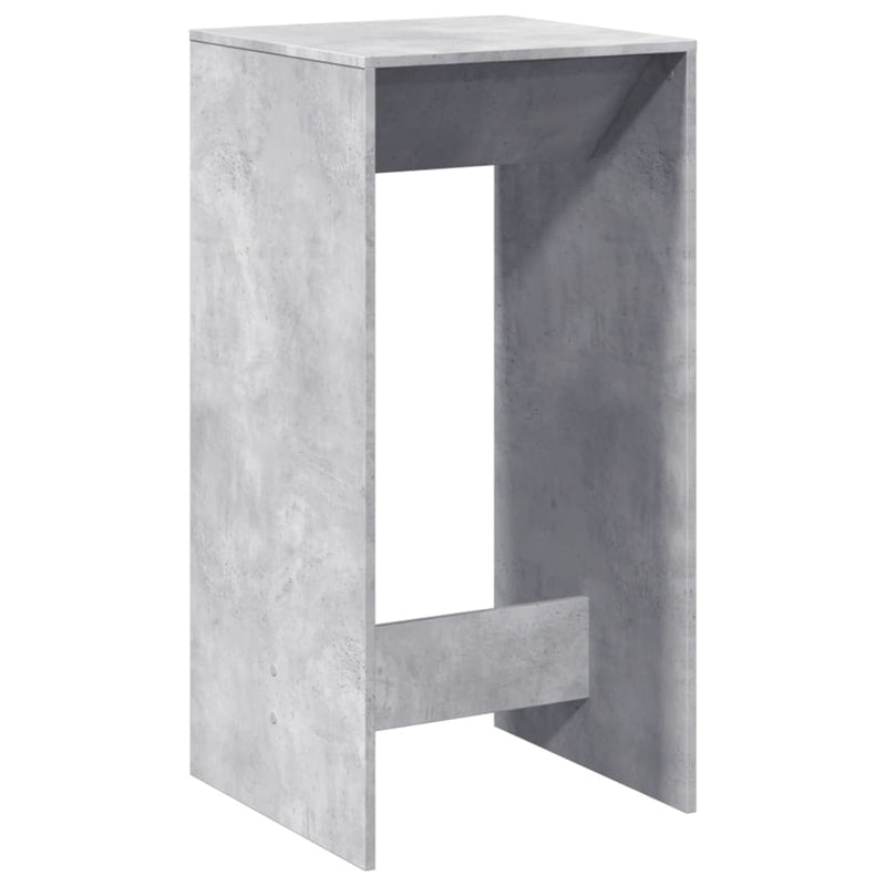 vidaXL betonszürke szerelt fa bárasztal 51 x 50 x 103,5 cm