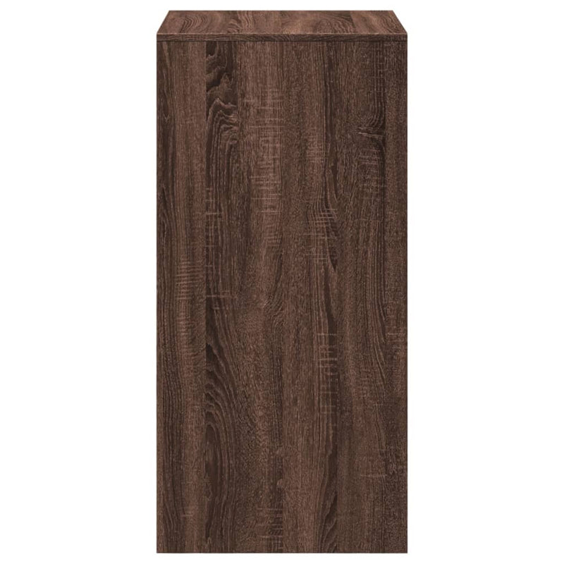 vidaXL barna tölgy színű szerelt fa bárasztal 51 x 50 x 103,5 cm
