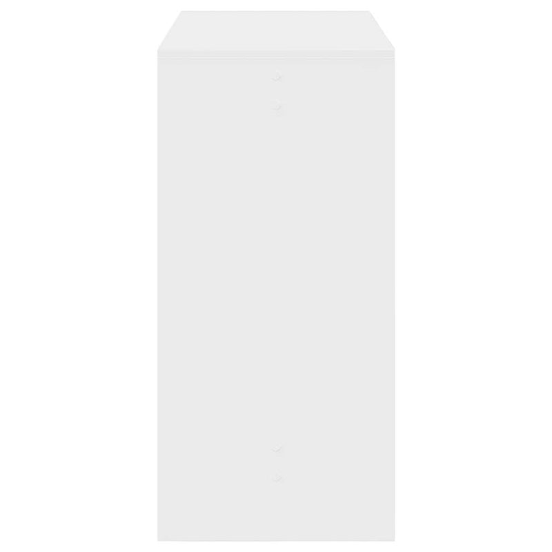 vidaXL fehér szerelt fa bárasztal 102 x 50 x 103,5 cm