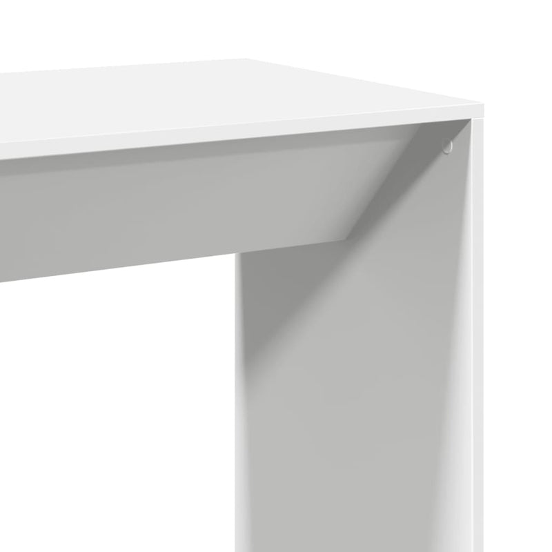 vidaXL fehér szerelt fa bárasztal 102 x 50 x 103,5 cm