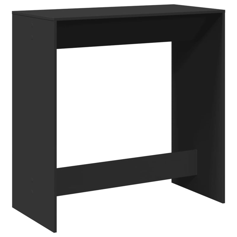 vidaXL fekete szerelt fa bárasztal 102 x 50 x 103,5 cm