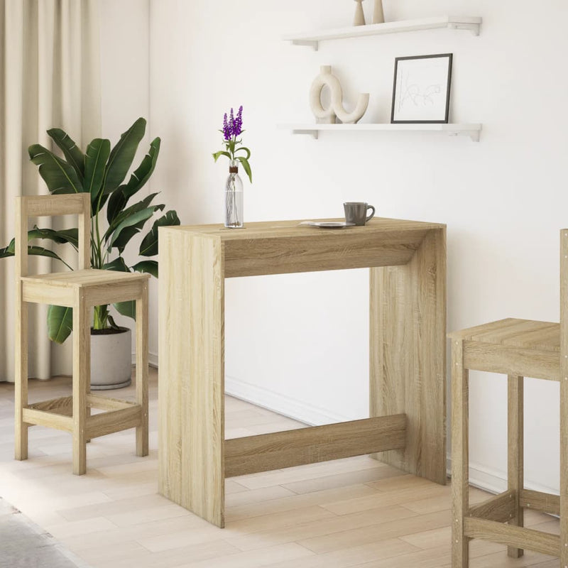 vidaXL sonoma tölgy színű szerelt fa bárasztal 102 x 50 x 103,5 cm