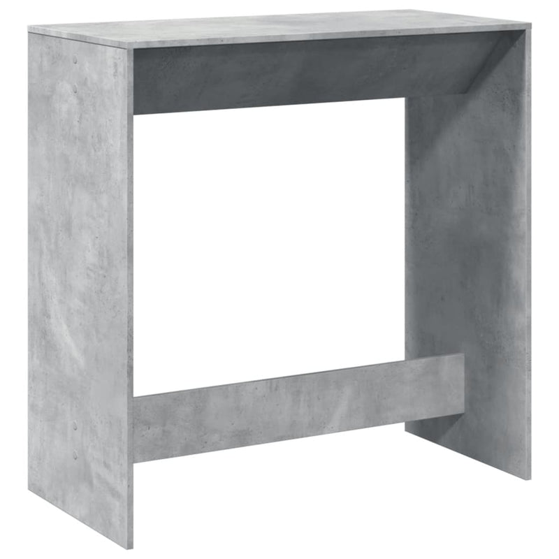 vidaXL betonszürke szerelt fa bárasztal 102 x 50 x 103,5 cm