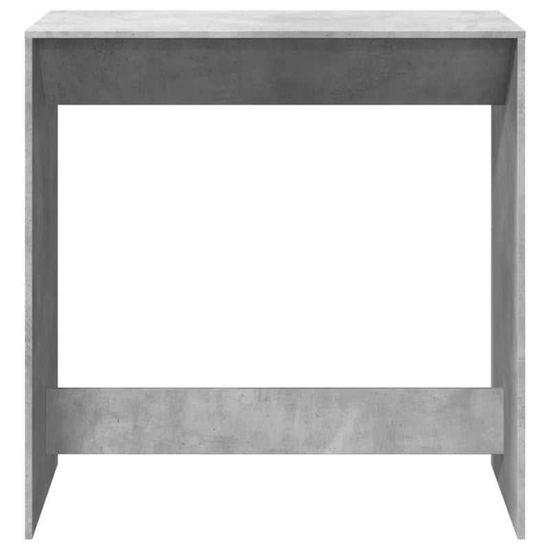 vidaXL betonszürke szerelt fa bárasztal 102 x 50 x 103,5 cm