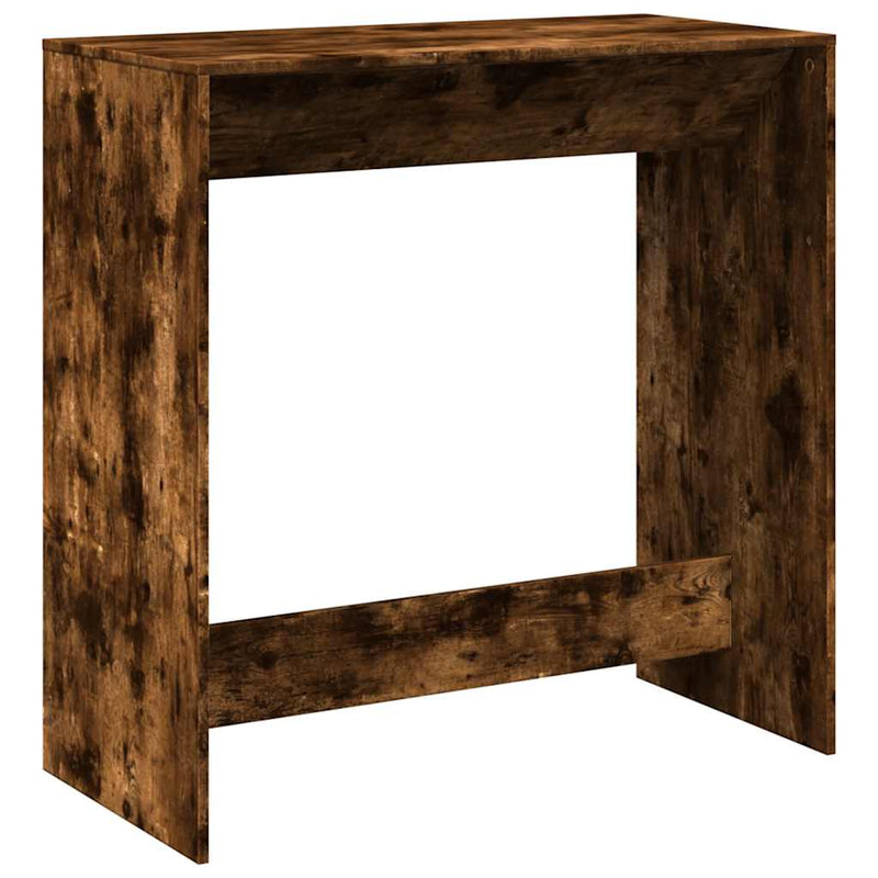 vidaXL füstös tölgy színű szerelt fa bárasztal 102 x 50 x 103,5 cm