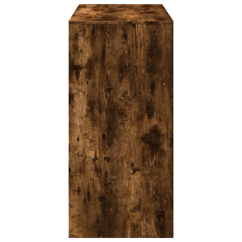 vidaXL füstös tölgy színű szerelt fa bárasztal 102 x 50 x 103,5 cm