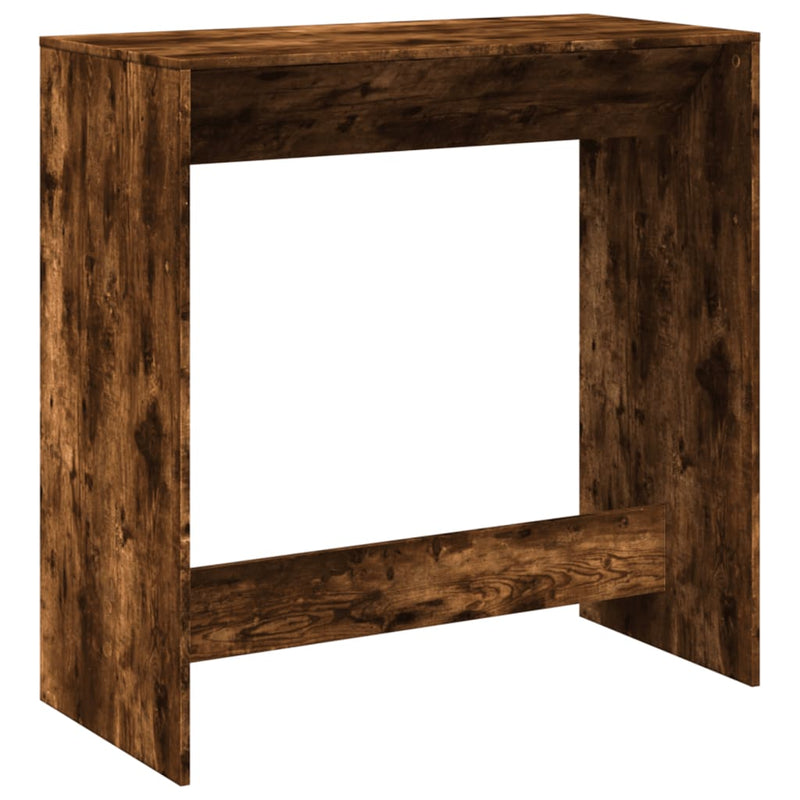 vidaXL füstös tölgy színű szerelt fa bárasztal 102 x 50 x 103,5 cm