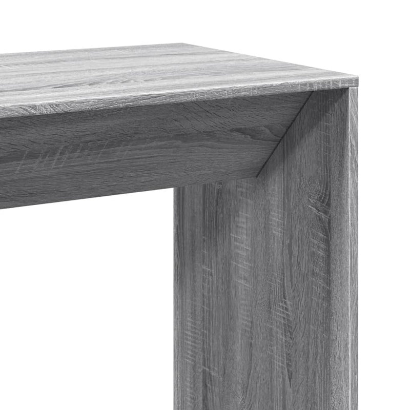 vidaXL szürke sonoma színű szerelt fa bárasztal 102 x 50 x 103,5 cm