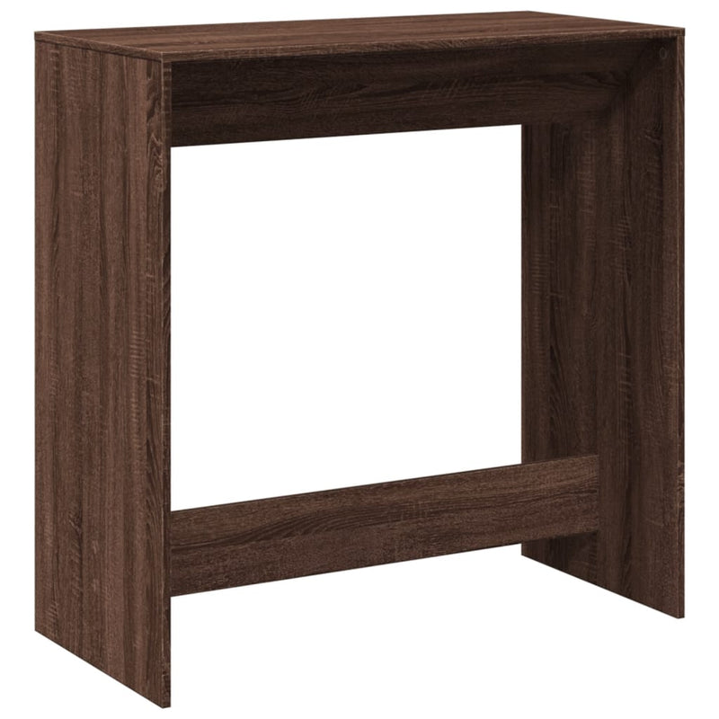 vidaXL barna tölgy színű szerelt fa bárasztal 102 x 50 x 103,5 cm