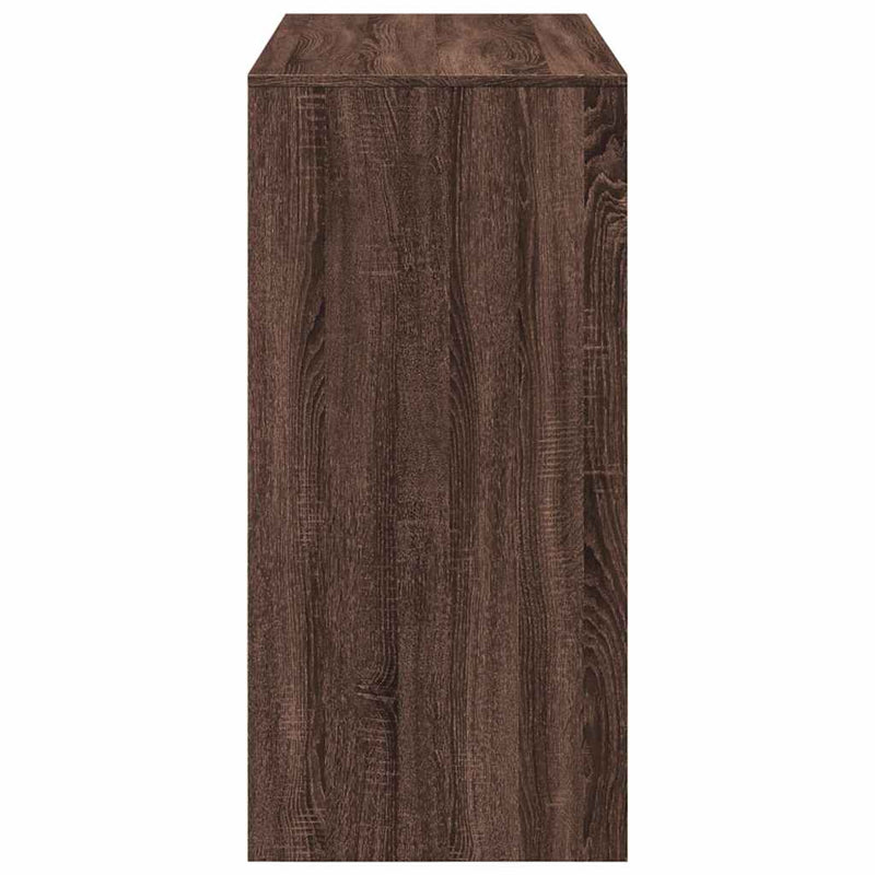 vidaXL barna tölgy színű szerelt fa bárasztal 102 x 50 x 103,5 cm