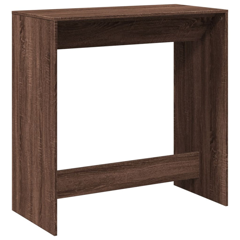 vidaXL barna tölgy színű szerelt fa bárasztal 102 x 50 x 103,5 cm