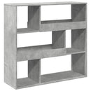 vidaXL betonszürke térelválasztó könyvszekrény 100 x 33 x 94,5 cm