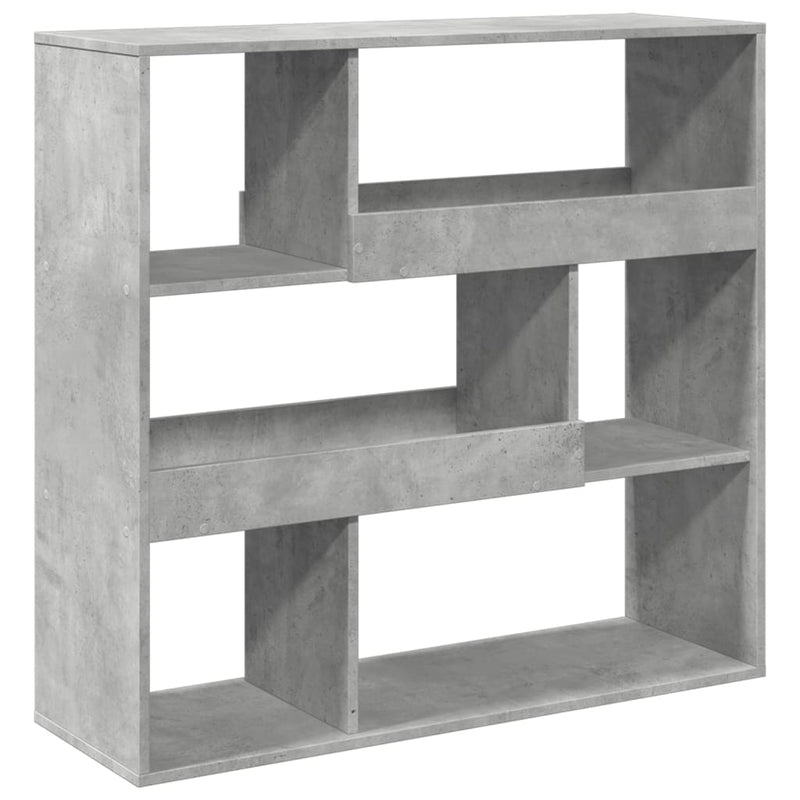 vidaXL betonszürke térelválasztó könyvszekrény 100 x 33 x 94,5 cm