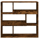 vidaXL füstös tölgy színű térelválasztó könyvszekrény 100x33x94,5 cm