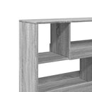 vidaXL szürke sonoma színű térelválasztó könyvszekrény 100x33x94,5 cm