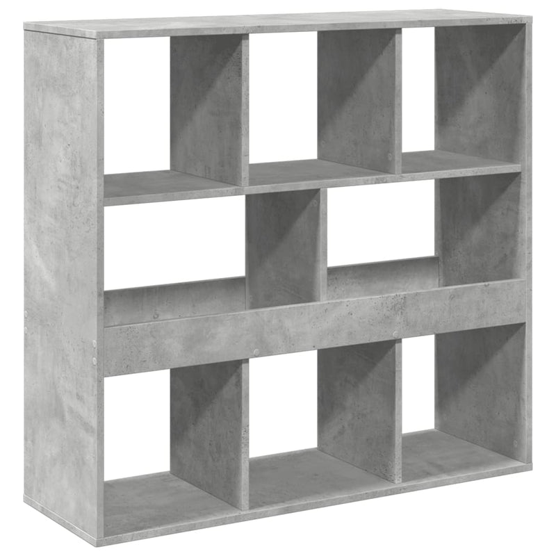 vidaXL betonszürke térelválasztó könyvszekrény 100 x 33 x 94,5 cm
