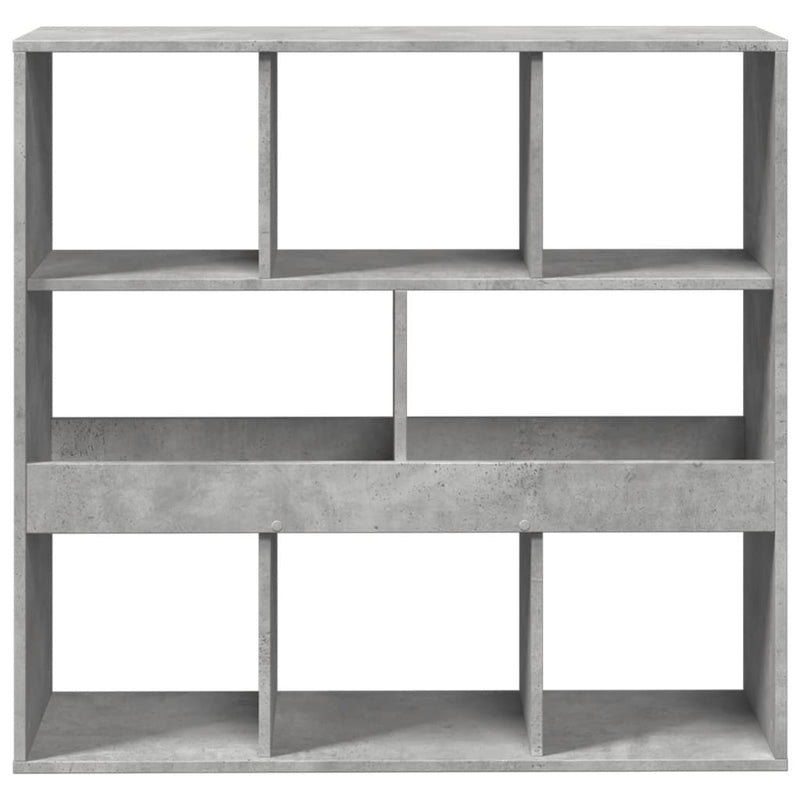 vidaXL betonszürke térelválasztó könyvszekrény 100 x 33 x 94,5 cm