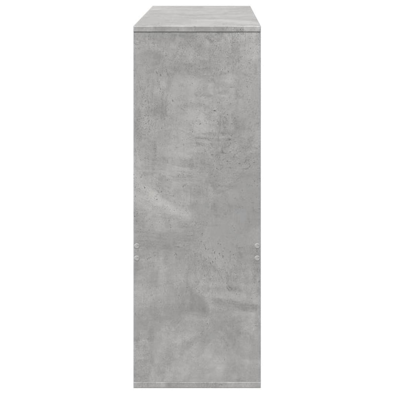vidaXL betonszürke térelválasztó könyvszekrény 100 x 33 x 94,5 cm