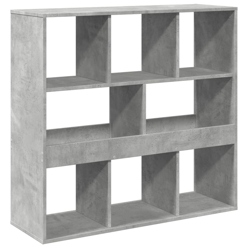 vidaXL betonszürke térelválasztó könyvszekrény 100 x 33 x 94,5 cm