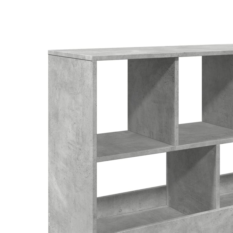 vidaXL betonszürke térelválasztó könyvszekrény 100 x 33 x 94,5 cm