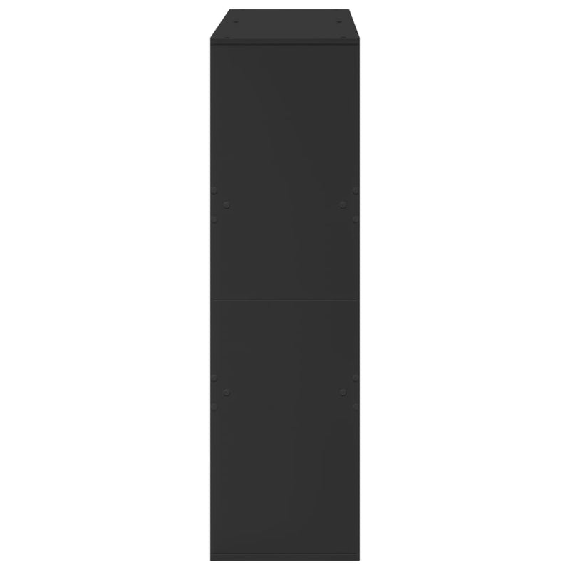 vidaXL fekete térelválasztó könyvszekrény 100 x 33 x 115 cm