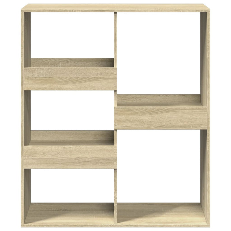 vidaXL sonoma tölgy színű térelválasztó könyvszekrény 100x33x115 cm