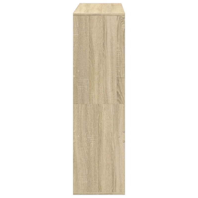 vidaXL sonoma tölgy színű térelválasztó könyvszekrény 100x33x115 cm
