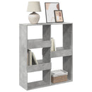 vidaXL betonszürke térelválasztó könyvszekrény 100 x 33 x 115 cm