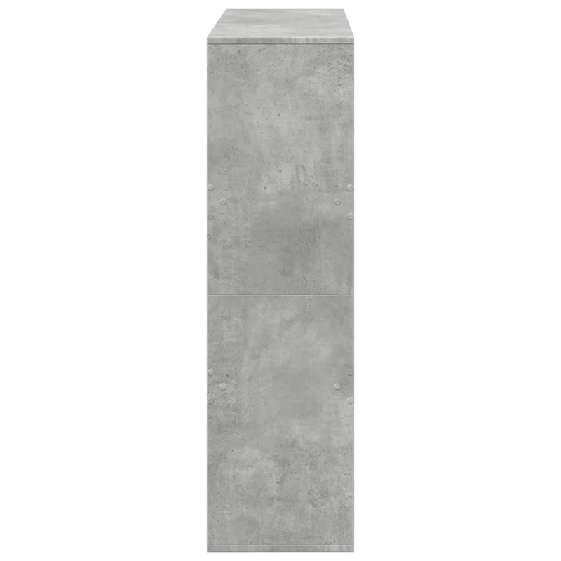 vidaXL betonszürke térelválasztó könyvszekrény 100 x 33 x 115 cm