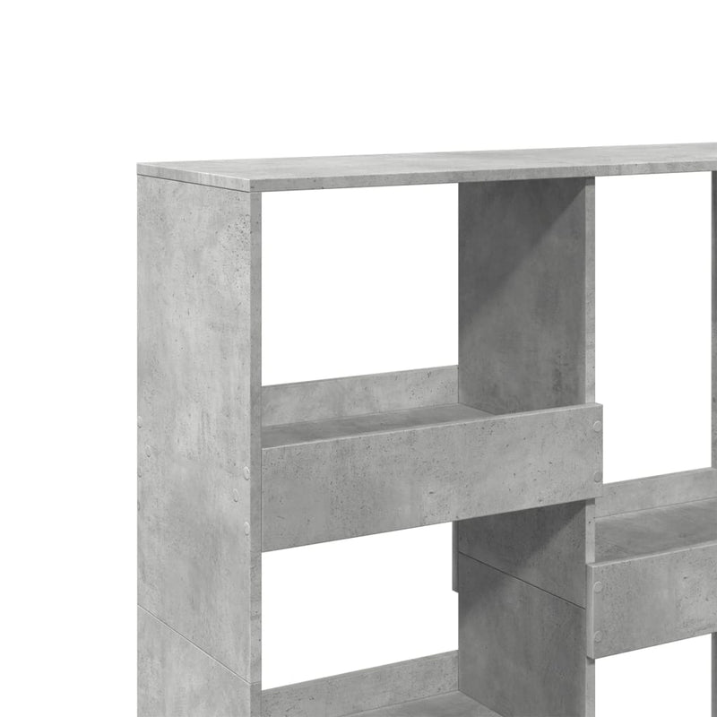 vidaXL betonszürke térelválasztó könyvszekrény 100 x 33 x 115 cm