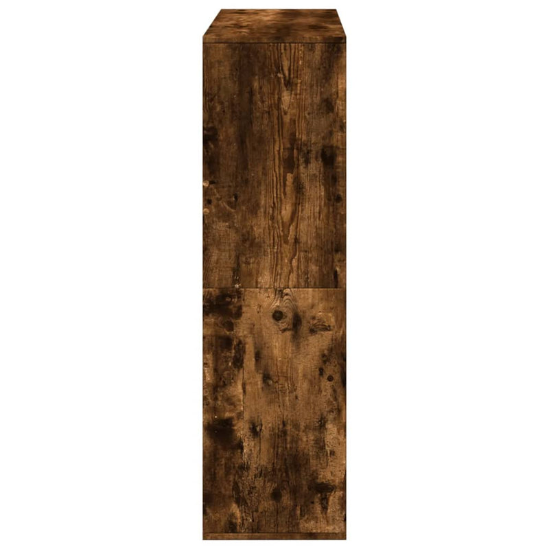 vidaXL füstös tölgy színű térelválasztó könyvszekrény 100x33x115 cm