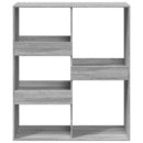 vidaXL szürke sonoma színű térelválasztó könyvszekrény 100x33x115 cm