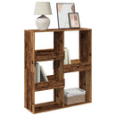 vidaXL antik fa színű térelválasztó könyvszekrény 100 x 33 x 115 cm